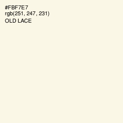 #FBF7E7 - Old Lace Color Image